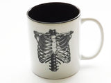 Human Anatomy Mugs Cup gift set goth medical home decor coffee tea kitchen macabre halloween-Art Altered
