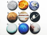 Solar System Coasters nerd dork geek gift for him her party favor stocking stuffer planets astronomy science space home dorm decor celestial-Art Altered