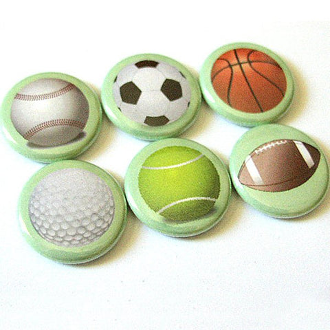 Coach Gifts button pin badges gift for men him dad Father's Day soccer basketball golf football tennis party favors stocking stuffer magnets-Art Altered
