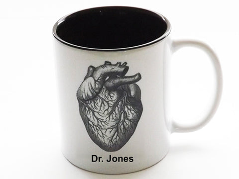 Custom Anatomy Coffee Mug personalized med student graduation gift teacher nurse doctor physician assistant rn md pa np-Art Altered