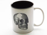 Human Anatomy Mugs Cup gift set black white anatomical heart medical home decor gothic skull coffee tea kitchen macabre halloween spooky-Art Altered