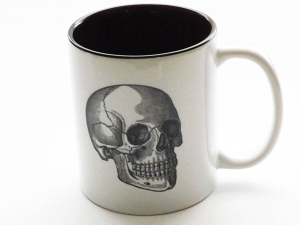 Coffee Mug Skull Gift cup medical anatomy for him her coworker goth decor doctor nurse practitioner physician assistant home tea man gothic-Art Altered