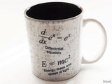 Coffee Mug Math Gift coworker teacher cup formula mathematical nerd science Pi day equations geek party favor hostess stocking stuffer men-Art Altered
