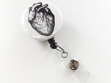 Anatomy Retractable ID Badge Holder reel medical graduation professional office gift doctor nurse practitioner physician assistant teacher-Art Altered