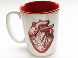 Coffee Mug 11 or 15 oz Anatomy Heart physician assistant male registered nurse halloween doctor gift goth kitchen decor boss coworker staff-Art Altered