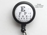 Eye Doctor retractable badge reel office staff gift id badge holder medical school graduation party optical anatomy stocking stuffer goth-Art Altered