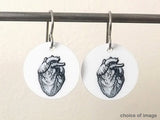 Anatomical Earrings medical student gift doctor nurse physician assistant fashion accesory heart brain skull-Art Altered